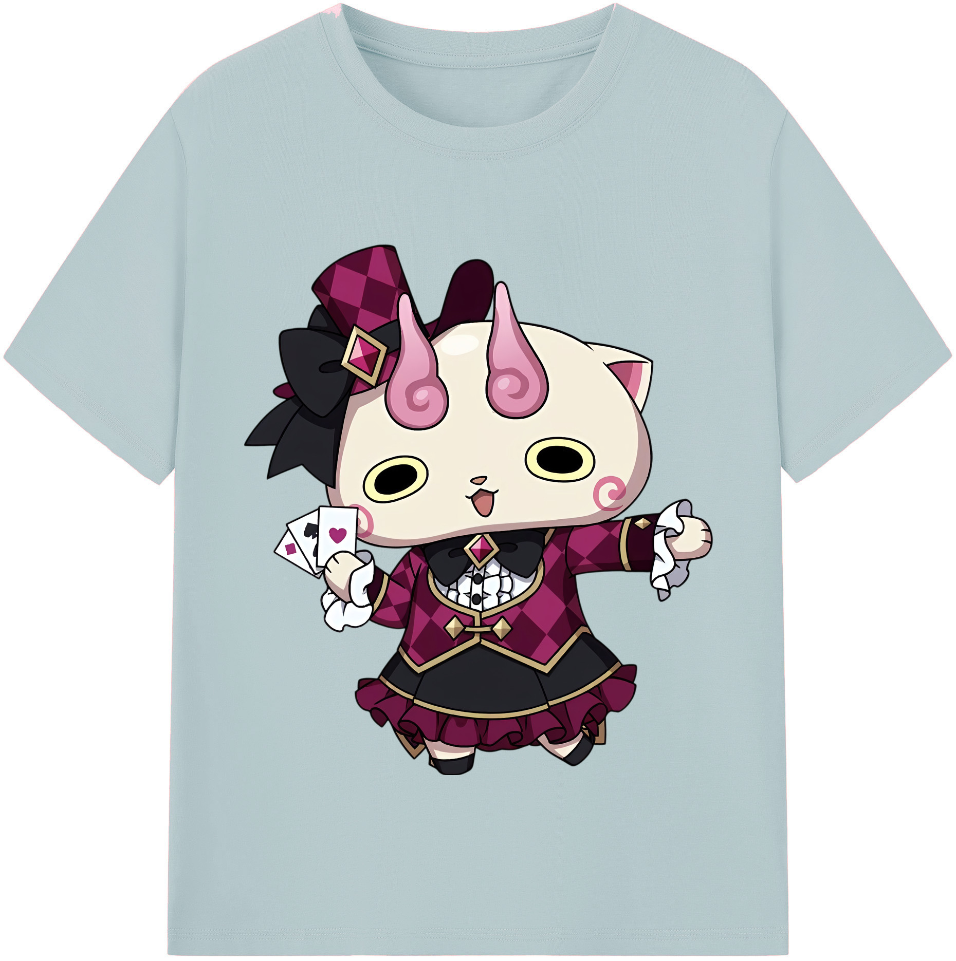 （画像用） 妖怪ウォッチ Yo-kai Watch 綿100％半袖Tシャツ（フロントプリント）